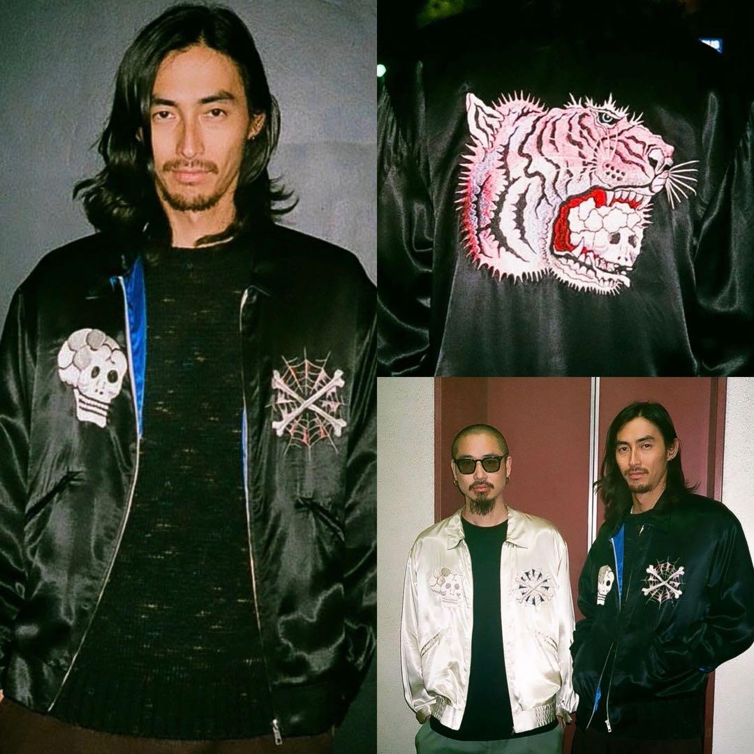 キムタク ワコマリア ウルフズヘッド ベトナム ジャケット スカジャン