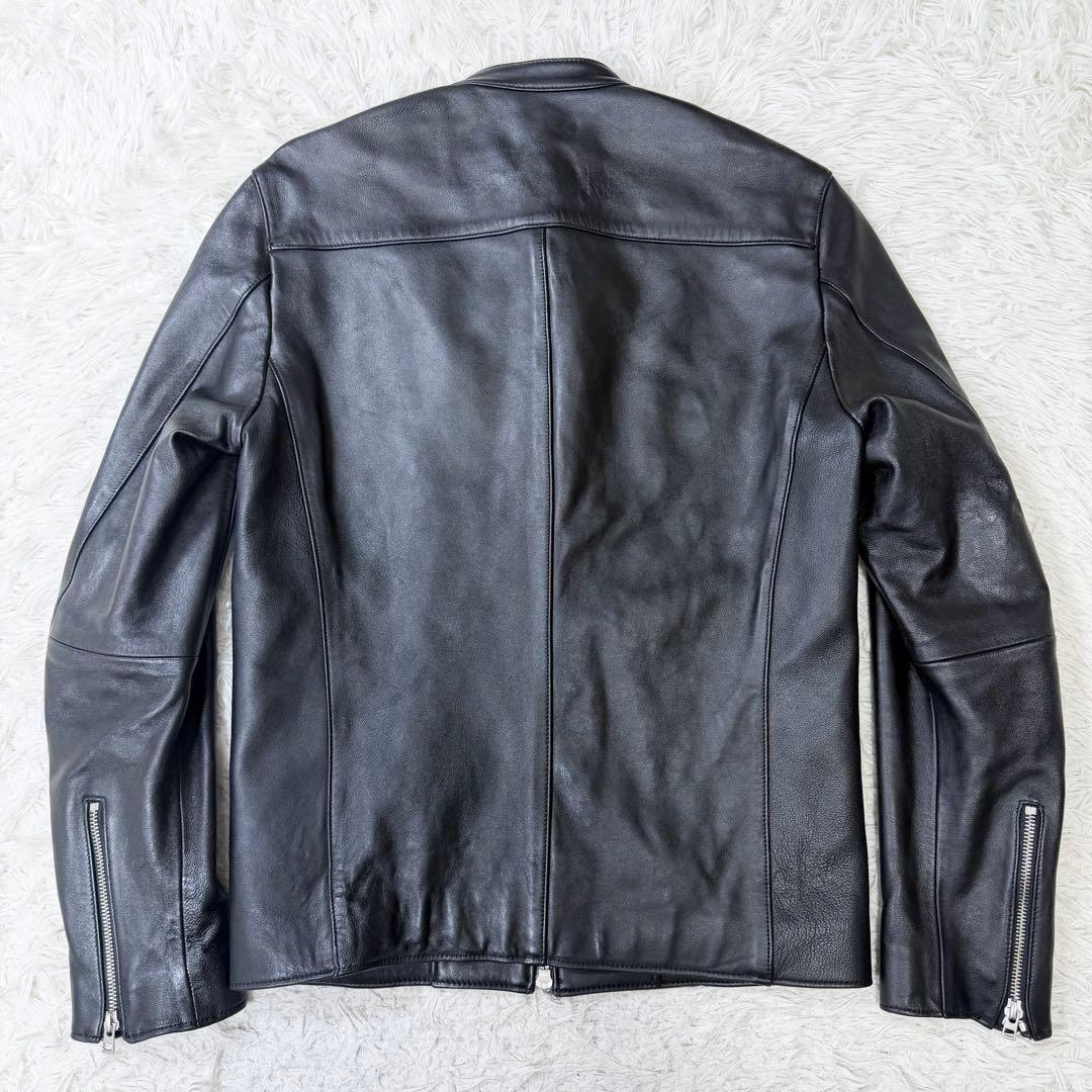 美品】希少Lサイズ LIDNM リドム シングルライダース ダウンジップ