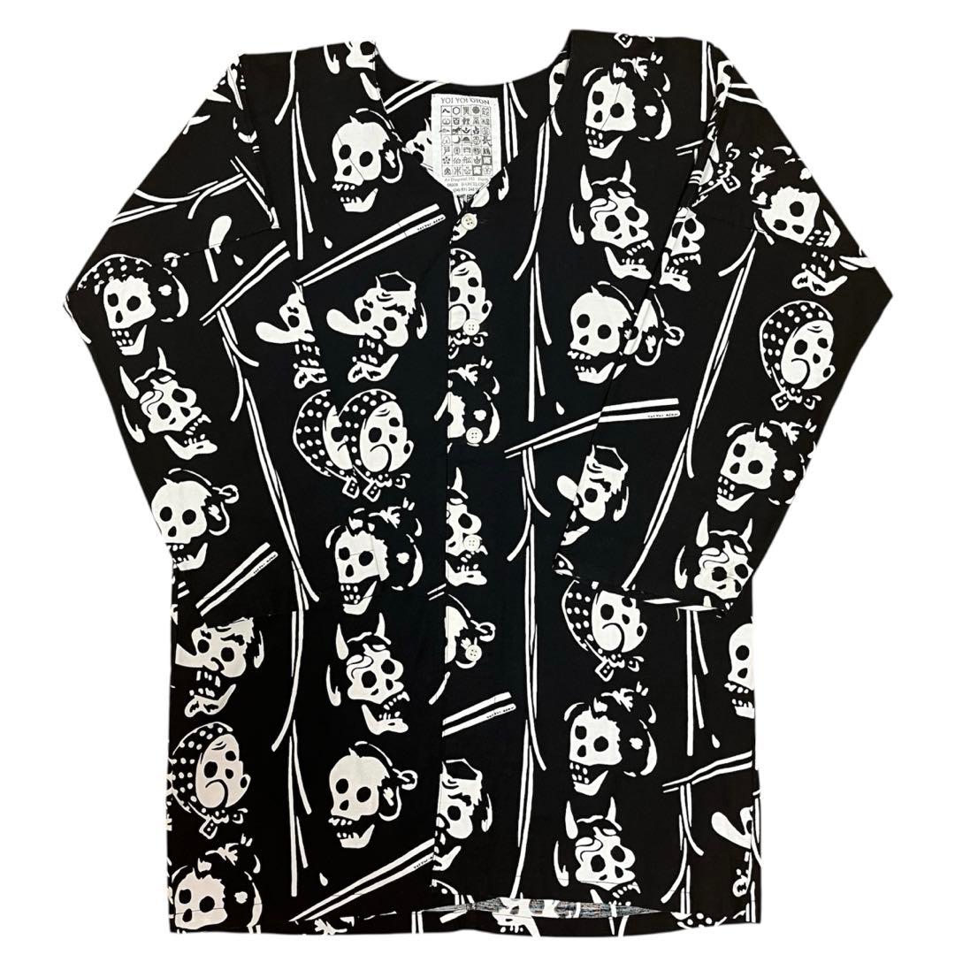 BUENA VISTA 宵宵祇園 鯉口シャツ 石塚啓次 ブエナビスタ ドクロ