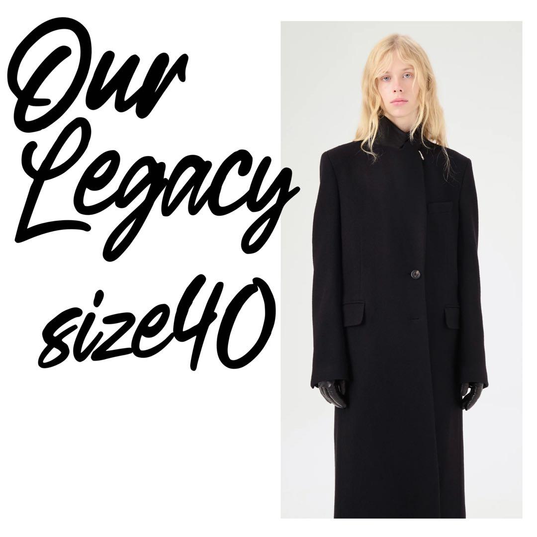 定価15.4万】OUR LEGACY MANTA COAT 40 ブラック - メルカリ