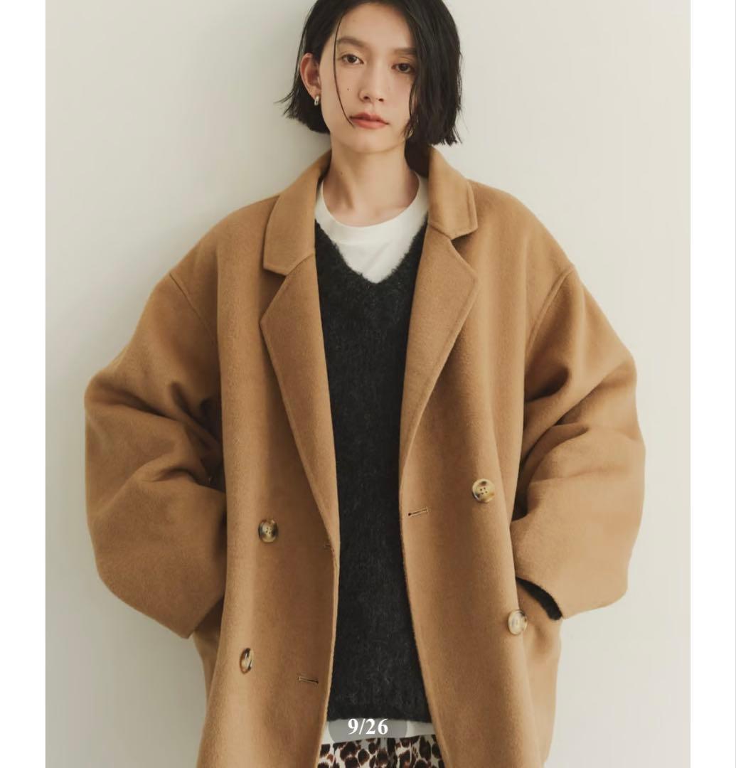 FASHIRU ファシル ウールダブルフェイスミドルコート 新品未使用