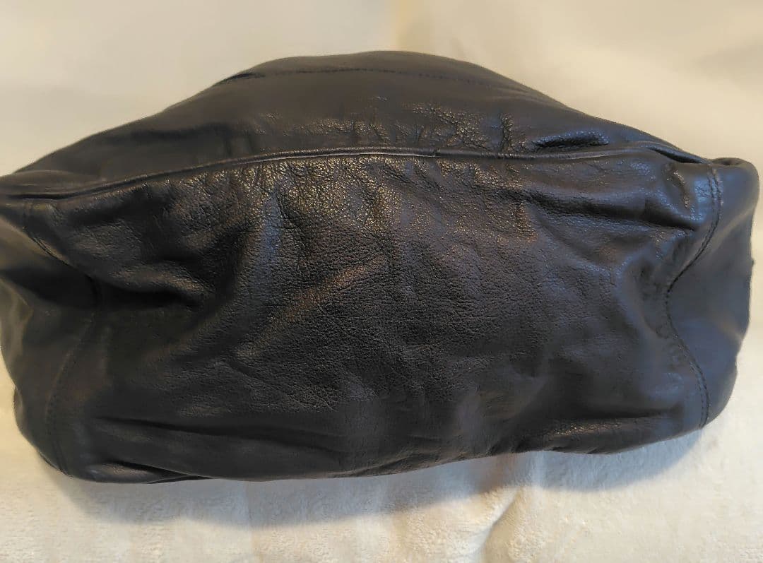 Y2K DIESEL メタルロゴ レザー ボストンバッグ 大容量 黒 - メルカリ