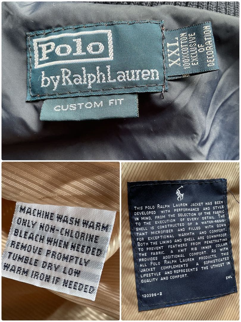 希少✨90's ポロラルフローレン ポニー イギリス国旗 ダウンジャケット