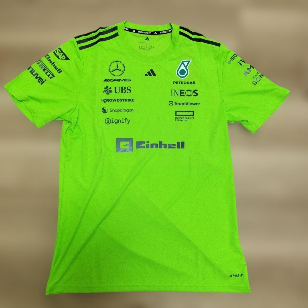 2025メルセデスAMGペトロナスF1チーム支給品セットアップTシャツ