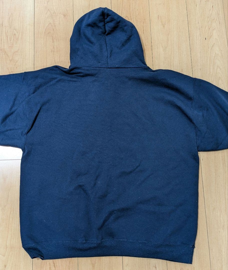 90's fuct×championパーカー スウェット 猿の惑星XLネイビー - メルカリ