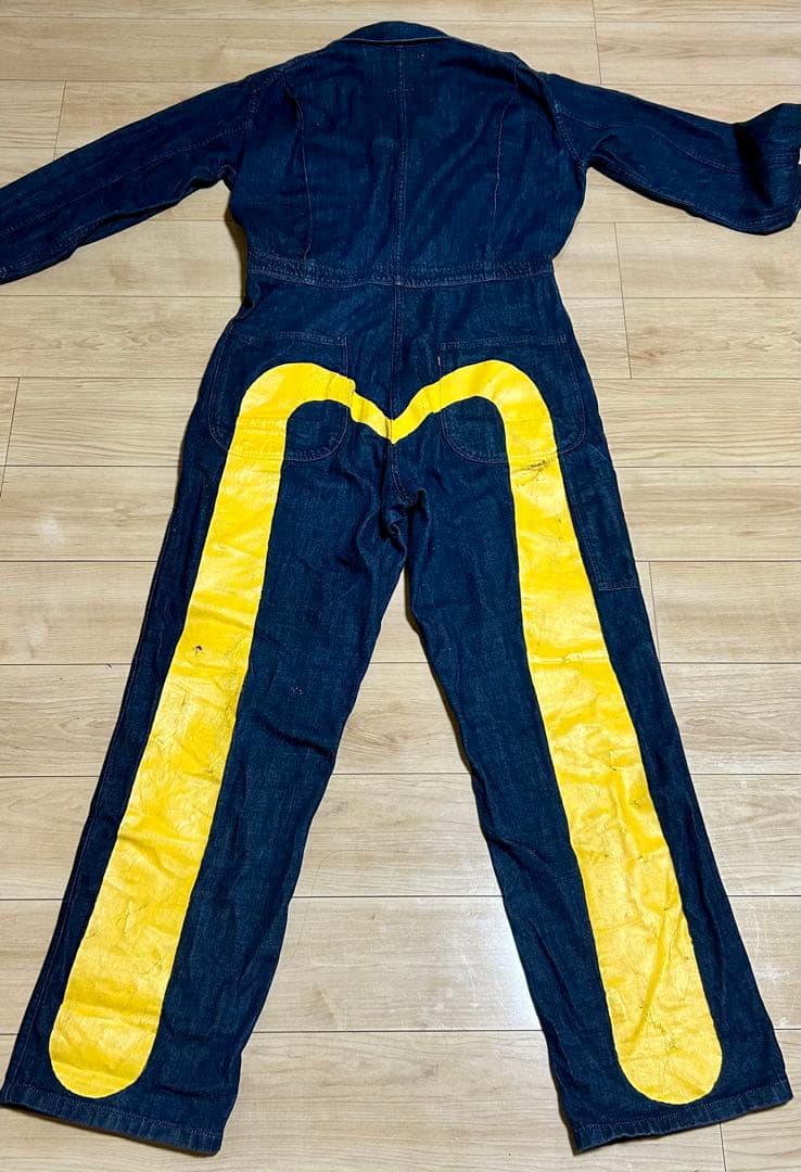 希少廃盤✨EVISU 大黒ペイント デニムつなぎ Lot.1200 44 - メルカリ