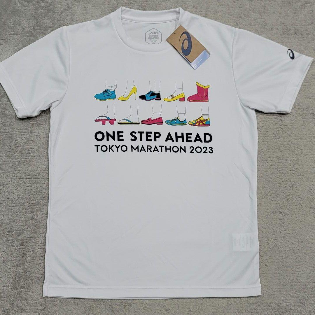 未使用】asics アシックス 東京マラソン シグネチャー Tシャツ L 限定