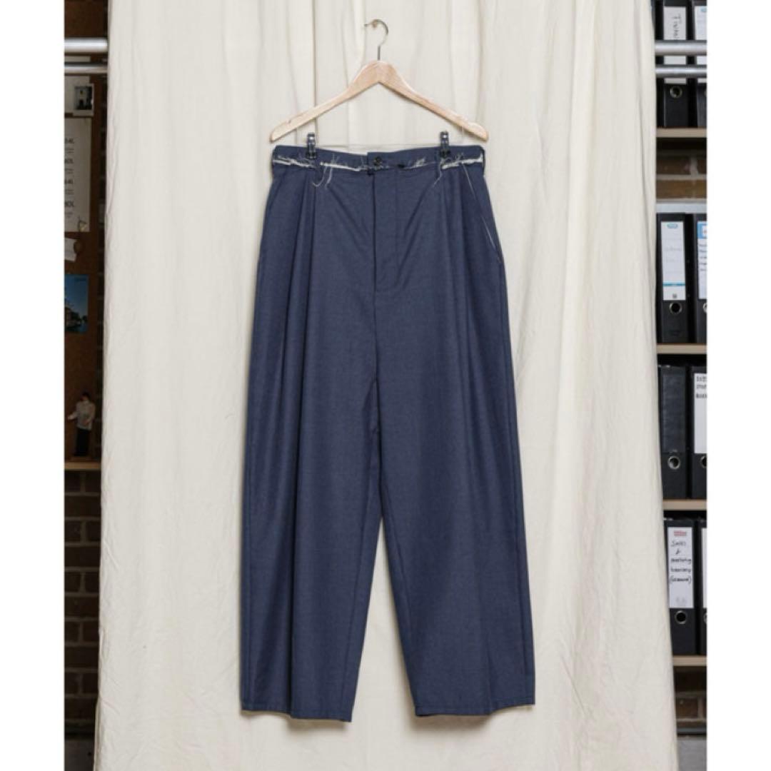 希少 CAMIEL FORTGENS XXL SUIT PANTS BLUE - メルカリ