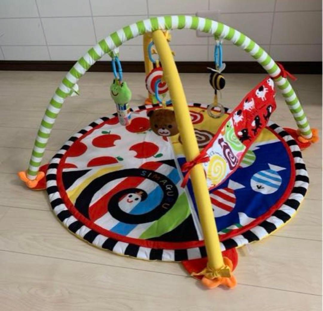 しましまぐるぐる カラフル ベビージム - メルカリ