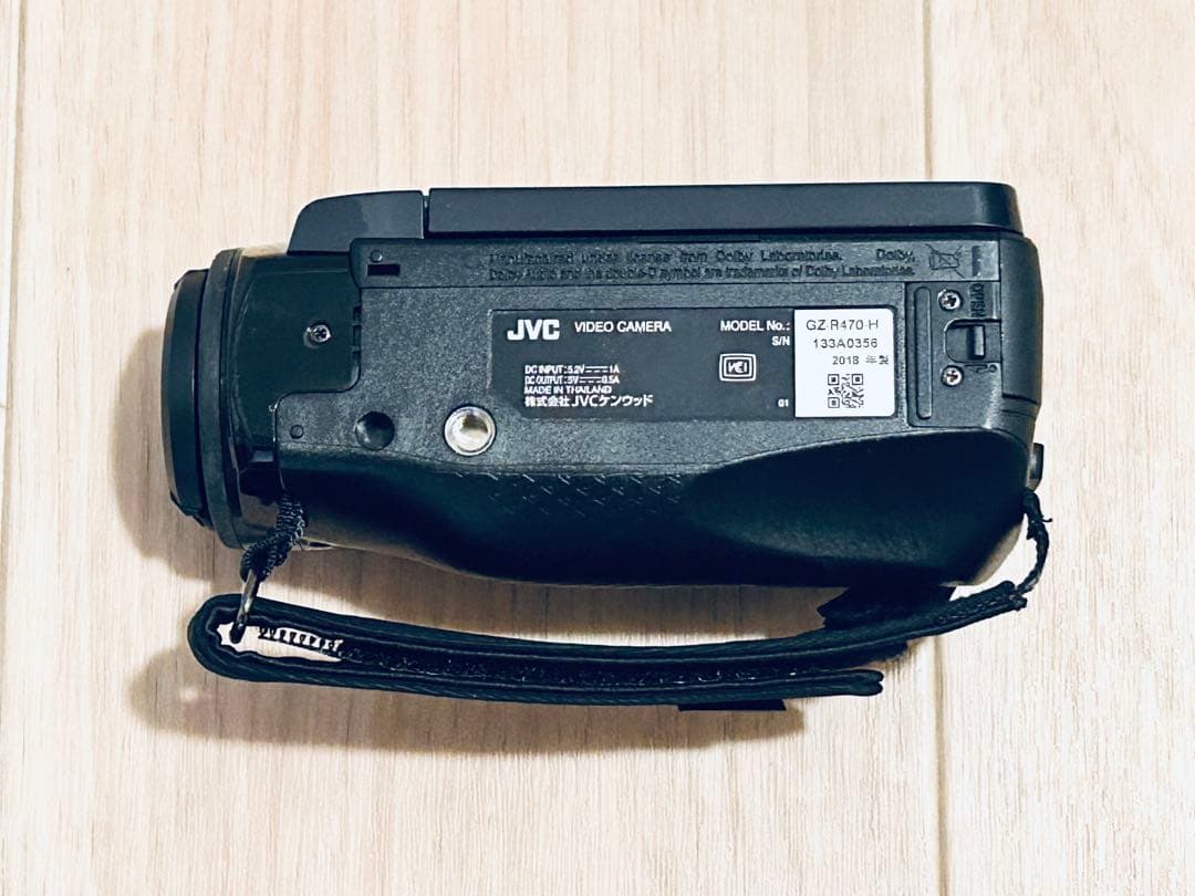JVC Everio R ビデオカメラ 本体 GZ-R470 アイスグレー - メルカリ