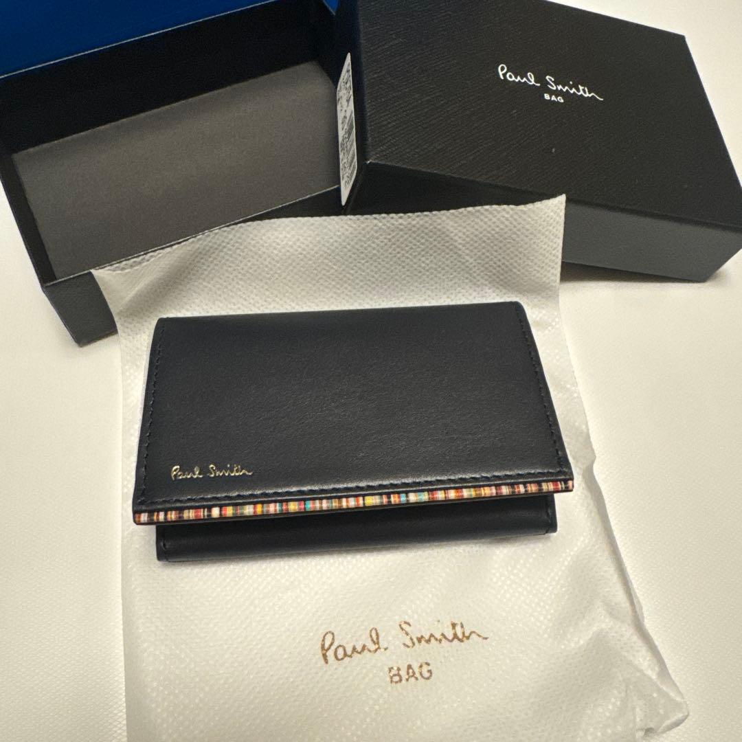 新品未使用】Paul Smith 名刺入れ PSC175A ネイビー