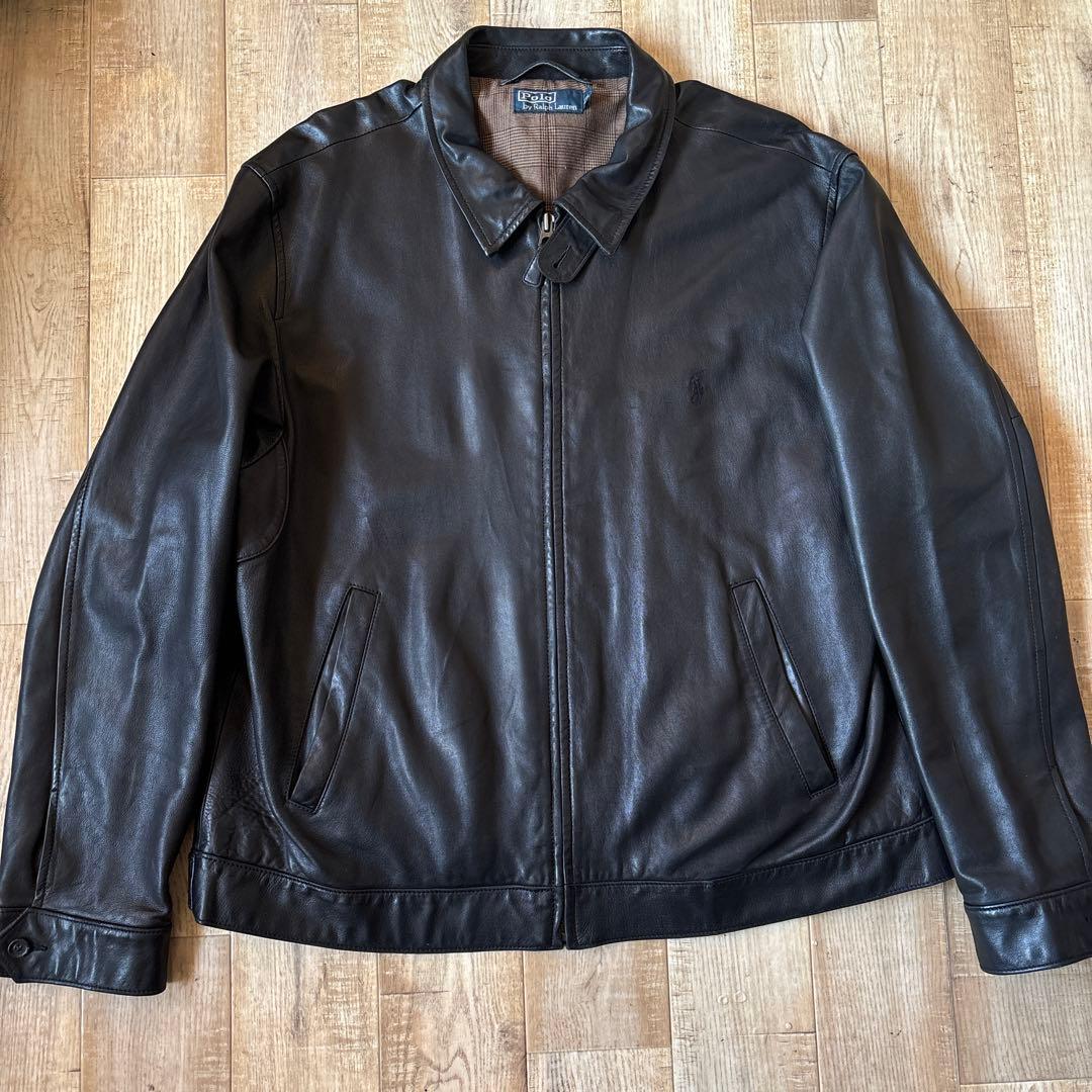 リアム・ギャラガー着用 90s Ralph Lauren レザー ジャケット - メルカリ