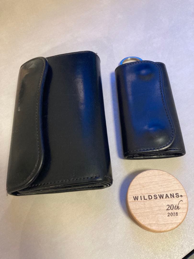 WILDSWANS ブラック レザー 財布　キーケース　セット 70726f647563742f32303235303432