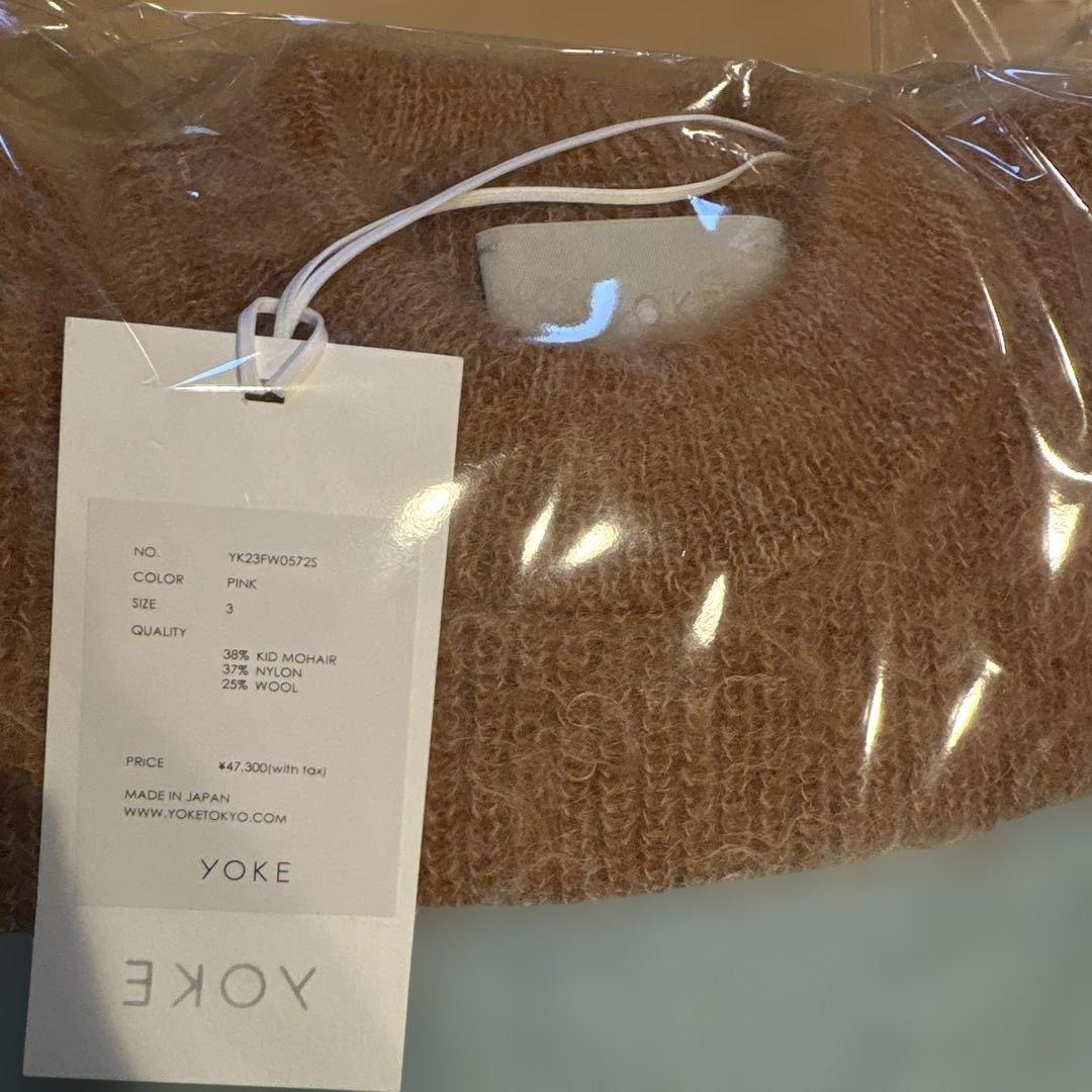 《今週末限定値下げ》YOKE ヨーク　モヘア　ボーダー　クルーネック　セーター