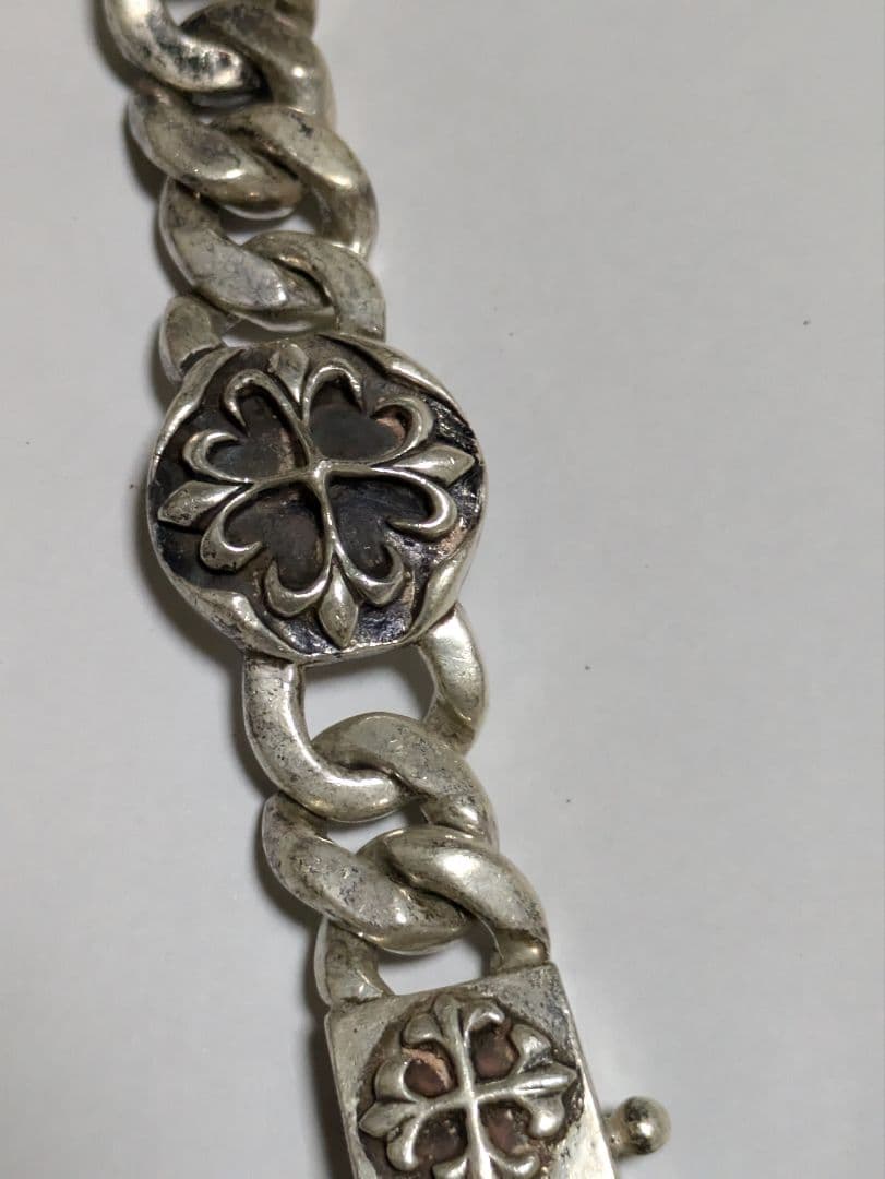 シルバー925 ブレスレット A＆G クロムハーツ好きな方へ - メルカリ