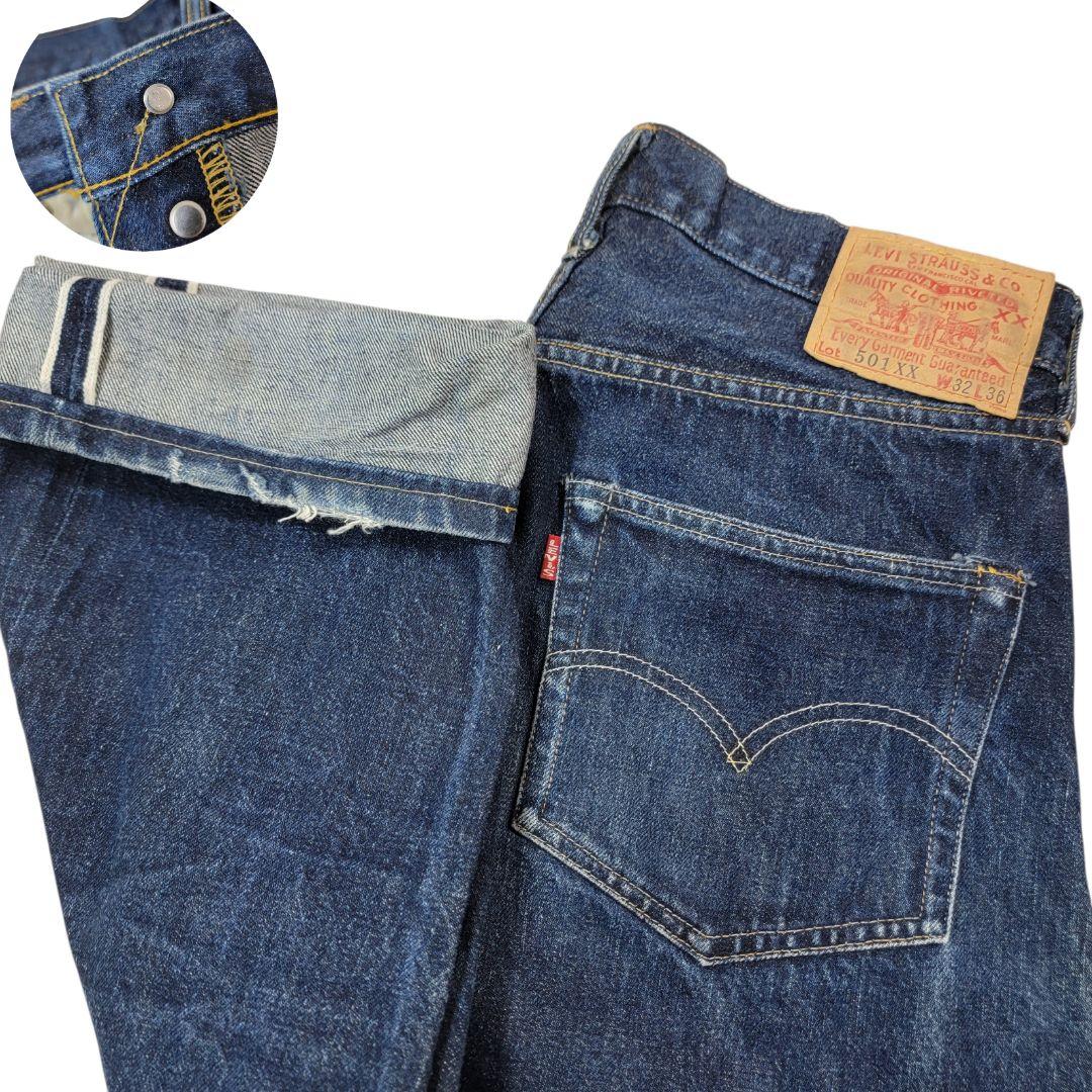 エラー品 USA バレンシア リーバイス 501XX 刻印 555 デニム 赤耳