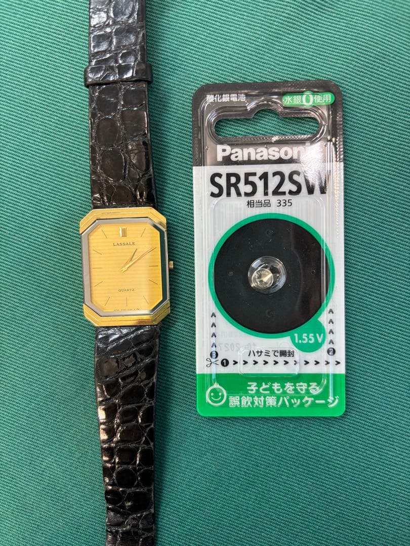 電池交換済み SEIKO LASSALE クォーツ時計 1990年代SEIKOの高級
