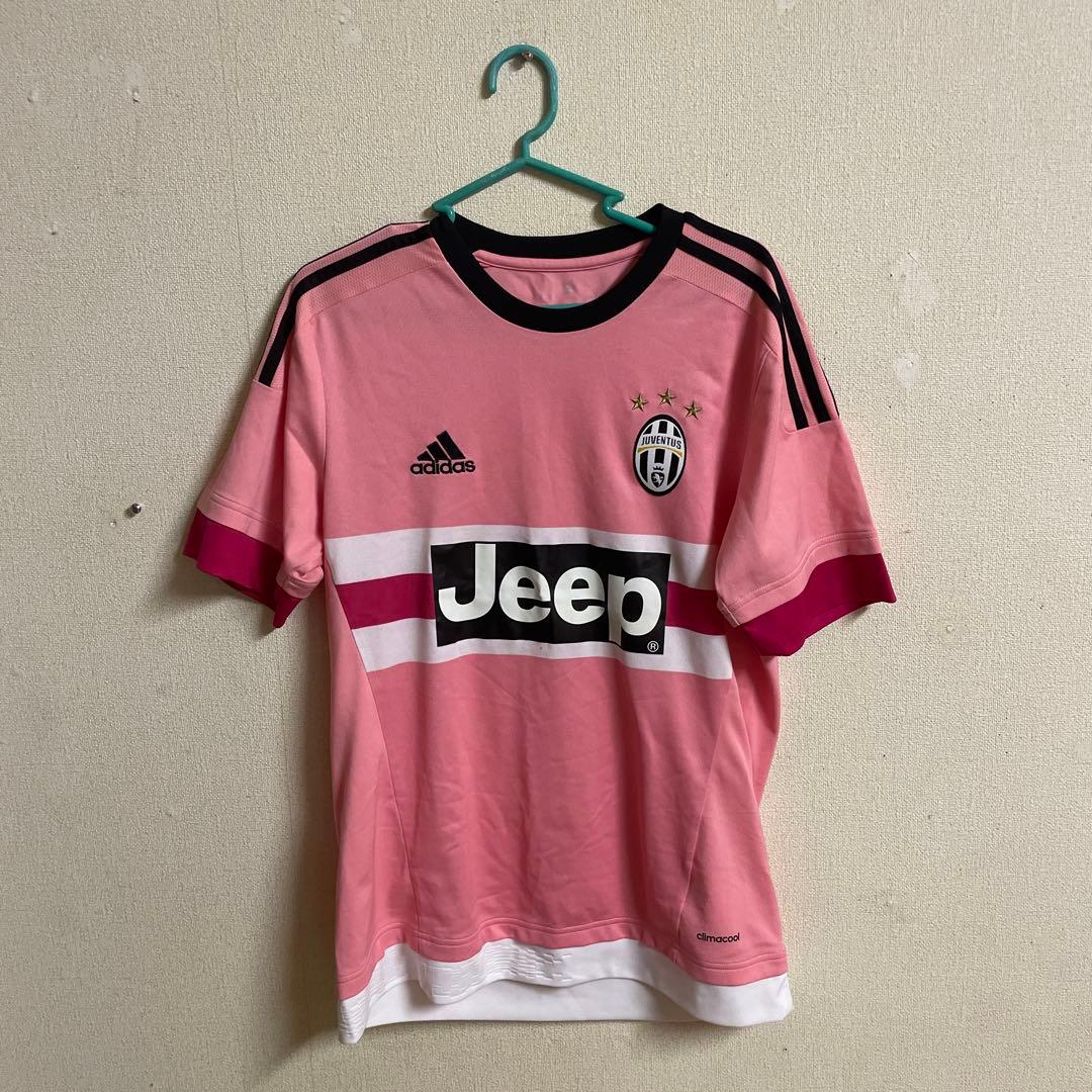 adidas ユベントス ピンクユニフォーム - メルカリ