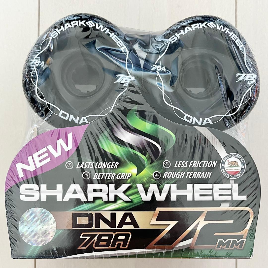 46☆新品 未開封☆シャークウィール 72mm 78a ブラック - メルカリ