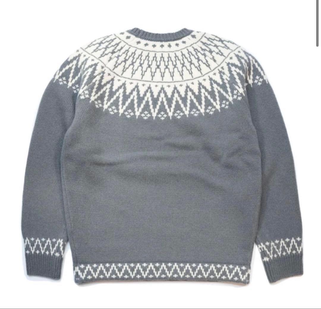 Subculture サブカルチャー　ノルディック柄 グレーセーター　キムタク Subculture サブカルチャー ノルディック柄 グレーセーター キムタク