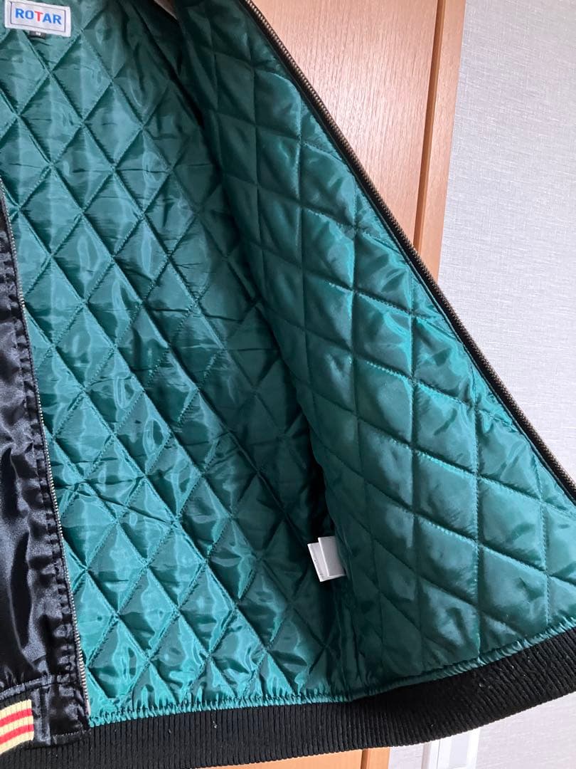 値下げ】ROTAR スカジャン ブラック/クリーム サイズSの通販はau PAY