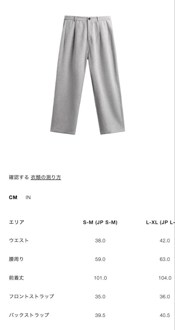 完売品⭐︎CHAMPION×ZARA プリーツ入りリラックスフィットパンツ S-M