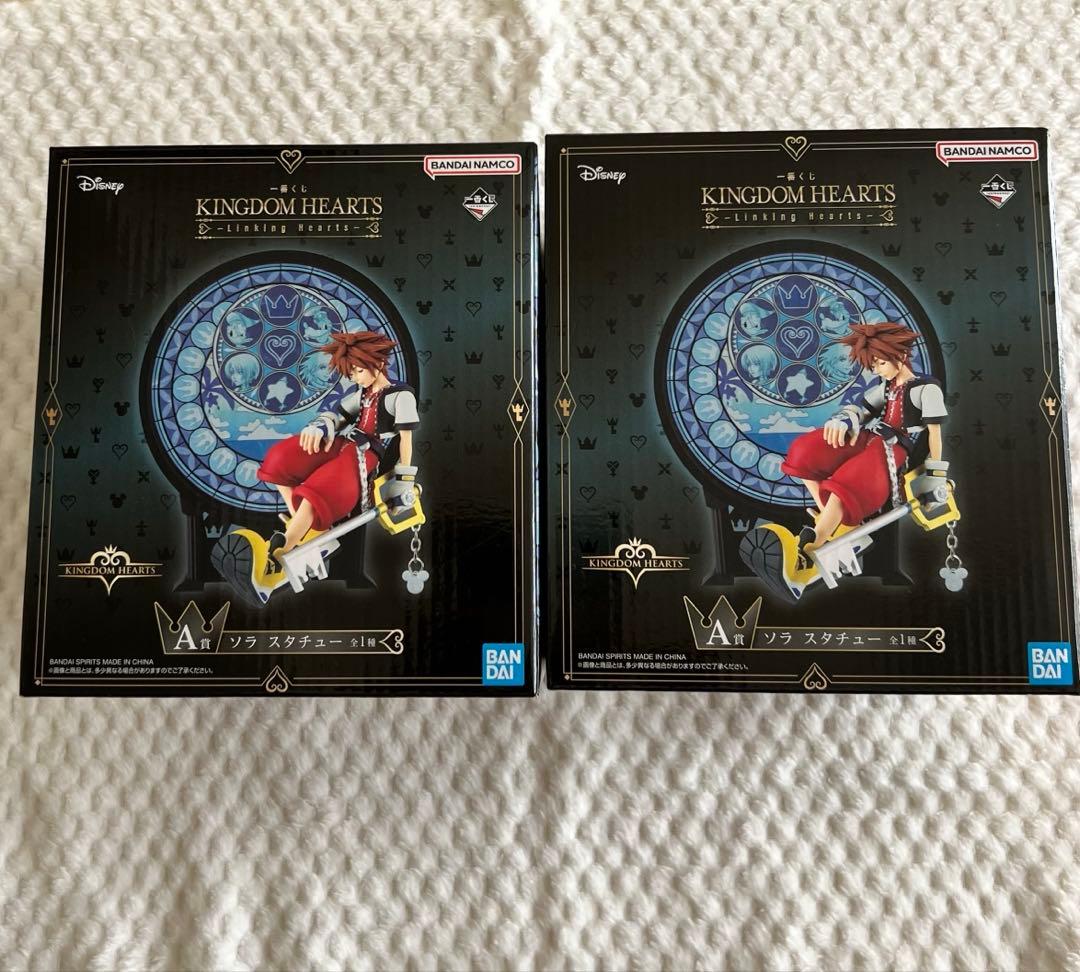 一番くじ キングダムハーツ A賞 ソラ スタチュー 2個 一番くじ KINGDOM HEARTS」本日5月23日より再販売！ A賞は約14cmの