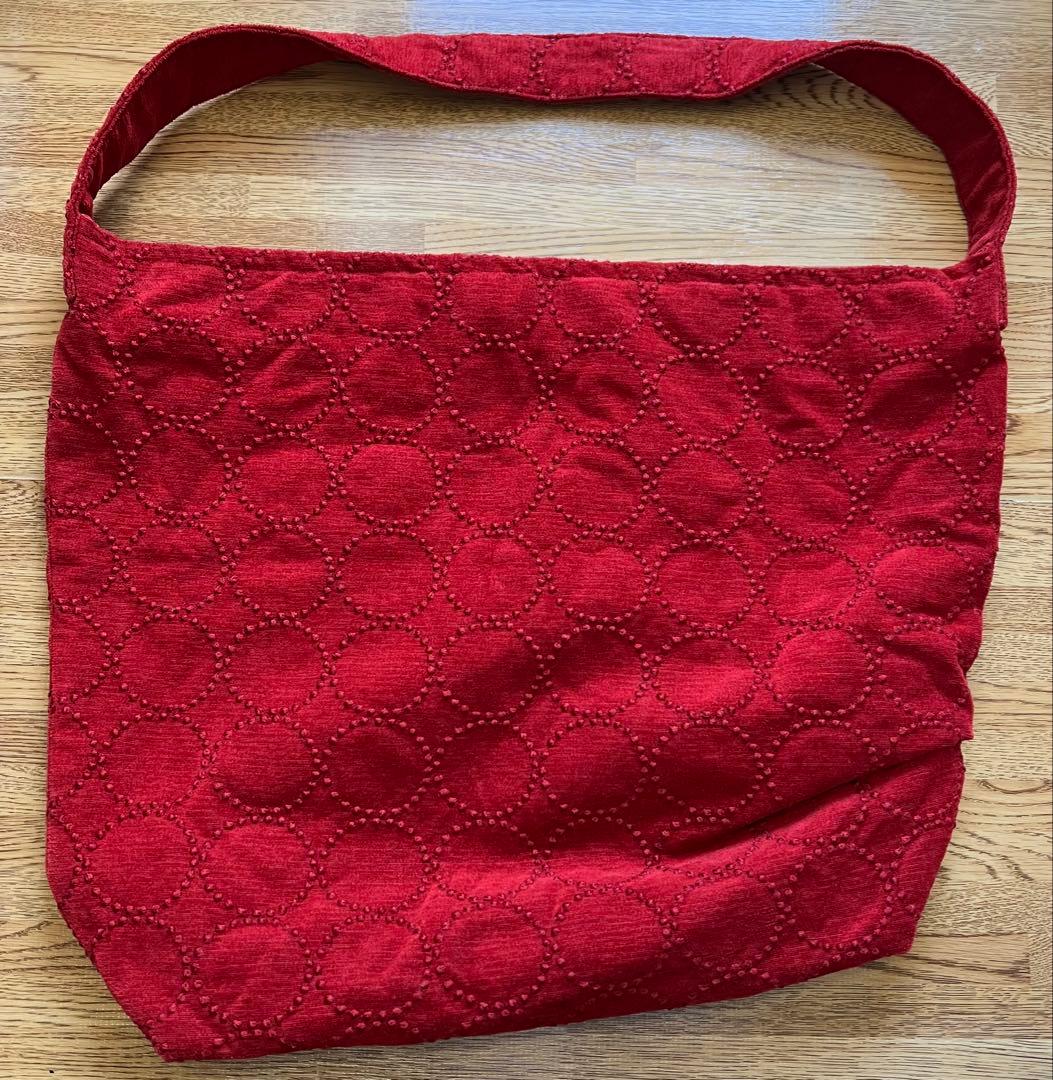 ミナペルホネン タンバリン　ボルドー　ボディバッグ大 ミナペルホネンtambourineボディバッグ（S）navy | Lin total fashion