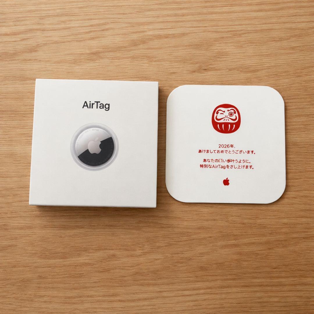 新品未開封 Apple AirTag エアタグ 2026 限定 だるまデザイン - メルカリ