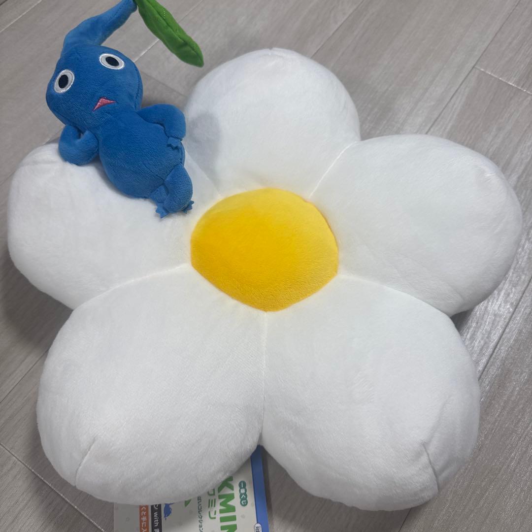 ピクミン 一番くじ ラストワン賞 お花のクッションwith青ピクミン