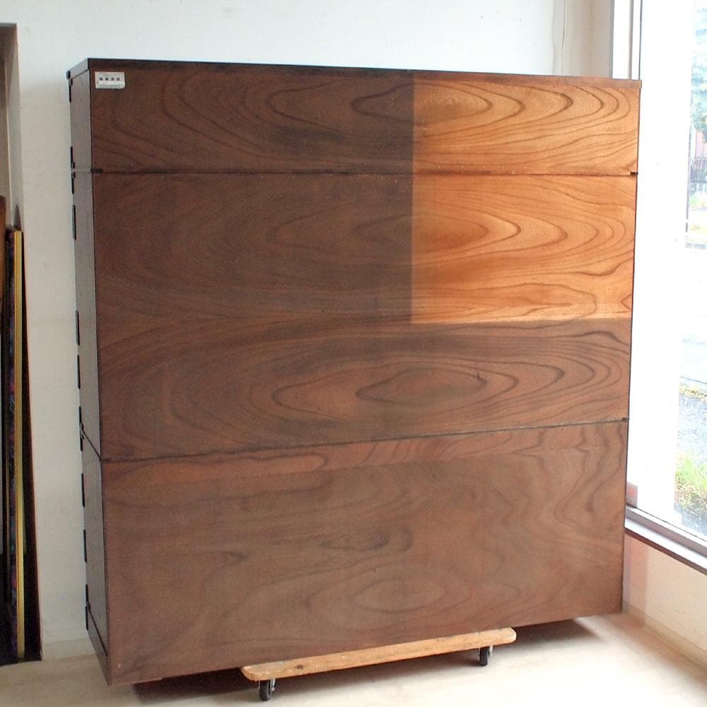 伝統工芸 岩谷堂箪笥 「間箪笥」 120万 大型整理箪笥 着物 ZR240104