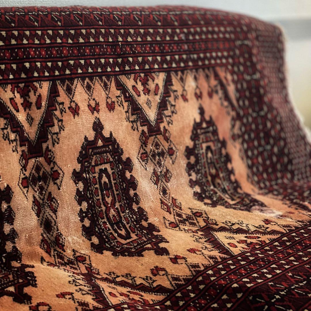 在庫整理／大幅値引】145×90パキスタン・ラホール産 ヴィンテージラグ