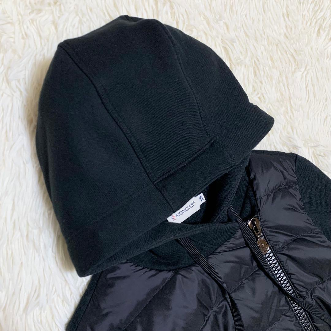 美品】モンクレール MAGLIA CARDIGAN ハイブリッド 黒 XS - メルカリ