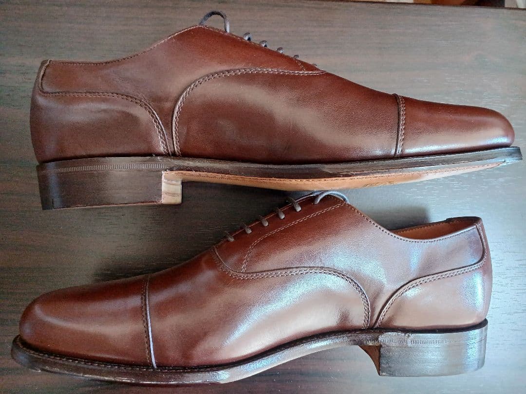 未使用 GRENSON グレンソン フットマスター 茶色 25.5cm 7/M