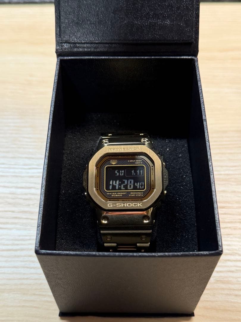 極美品！G-SHOCK GMW-B5000-9JF CASIO 箱・説明書完備 Amazon.com: GMWB5000GD-9 : Clothing, Shoes & Jewelry