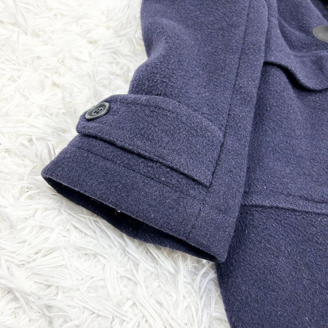 バーバリーチルドレン ダッフルコート 14Y 164cm ネイビー メガ