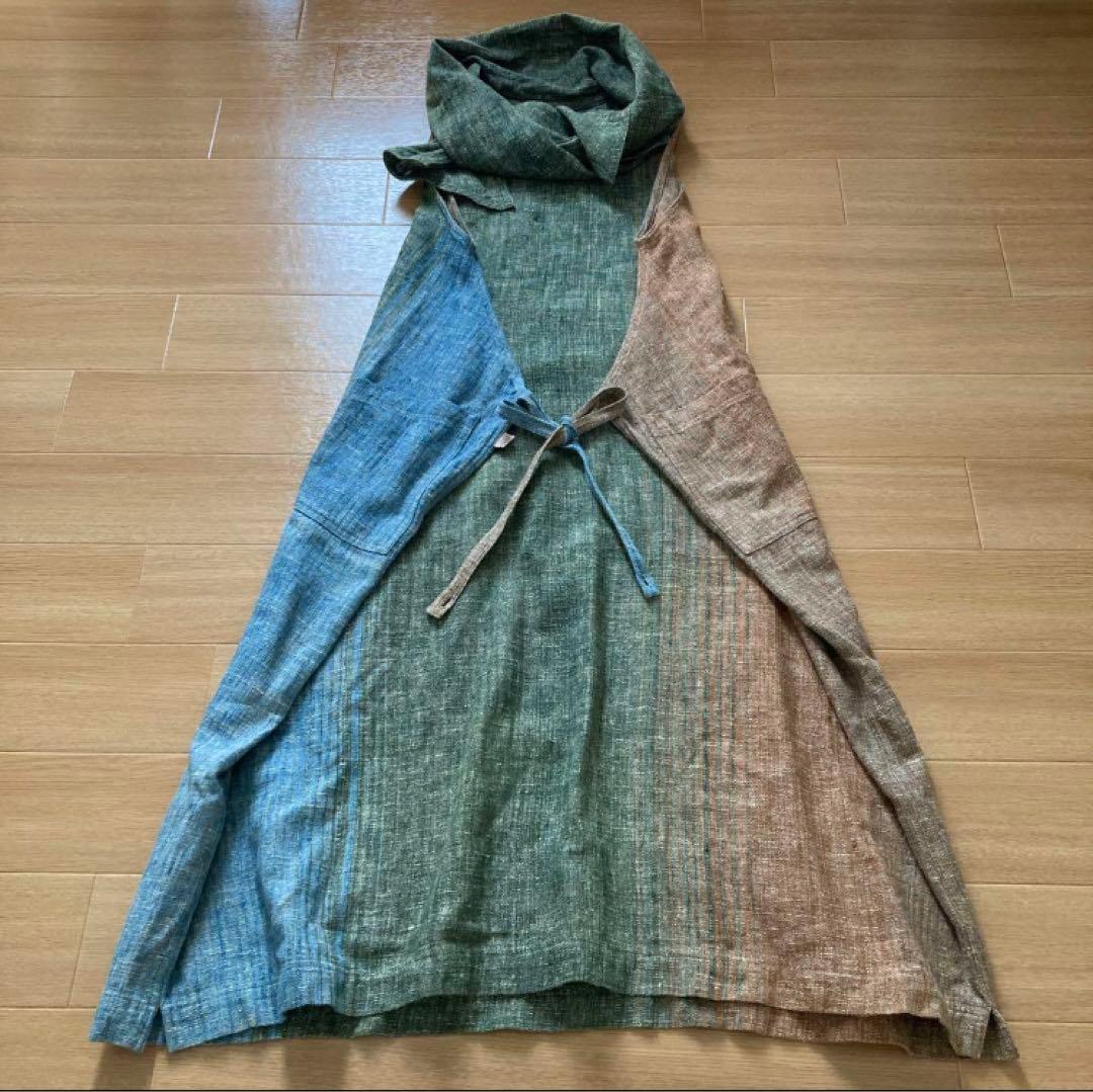 【未使用級】うさとの服 エプロンワンピース 割烹着 未使用級】うさとの服 エプロンワンピース 割烹着 - メルカリ