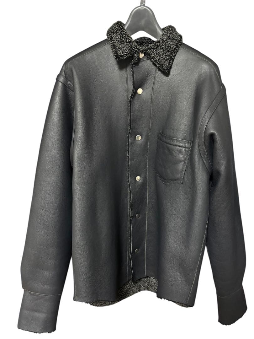 POSTELEGANT Mouton Shirt Jacket - メルカリ
