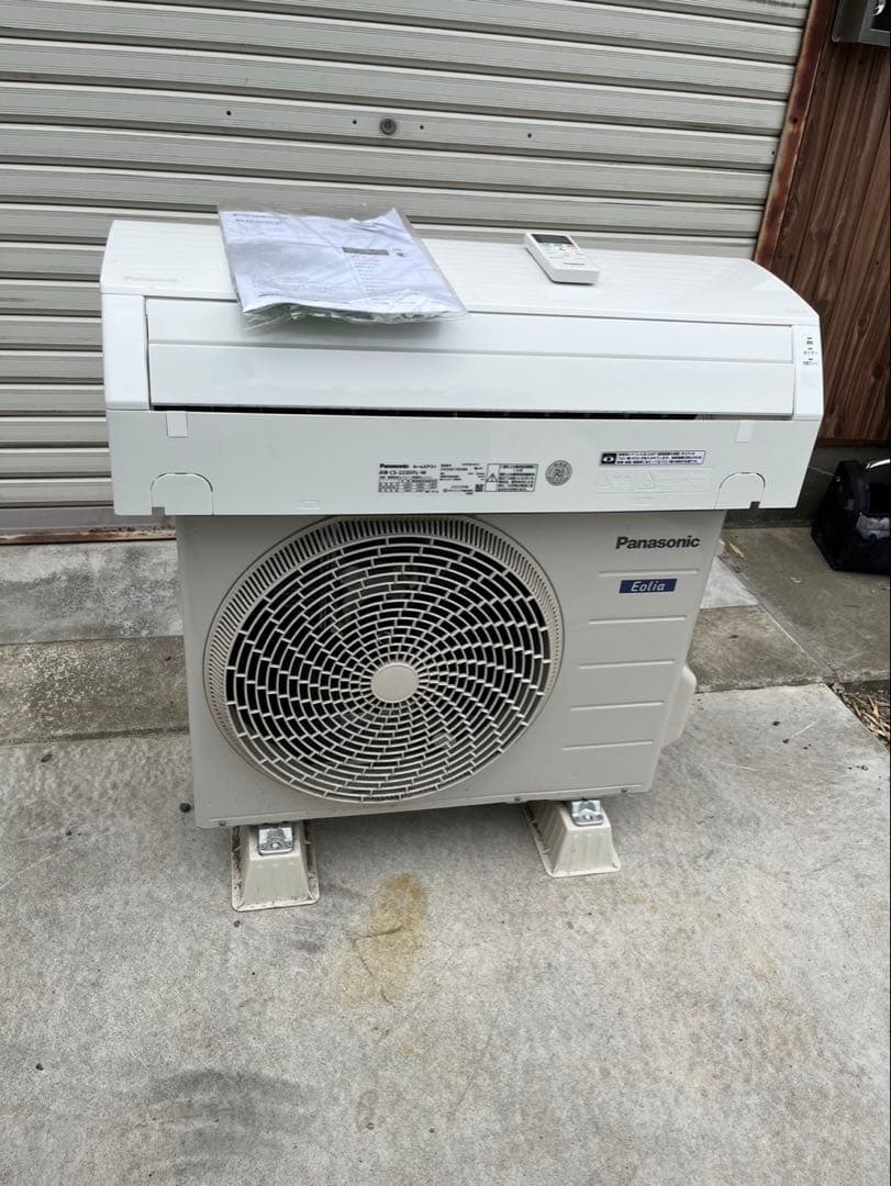 【直線引き取り】Panasonic エアコン　2023年　CS-223DFL-W エオリア パナソニック CS-223DFL-W インバーター冷暖房除湿タイプ