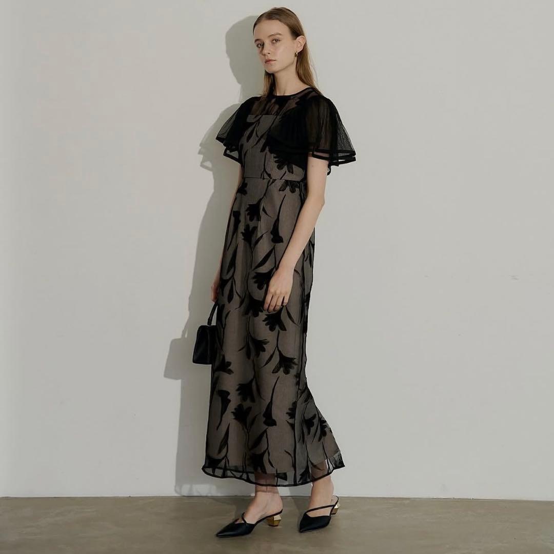 【umi】LERURE リルアー パーティードレス Circurar sleeve flower dressのドレス|Dorry Doll / LE'RURE