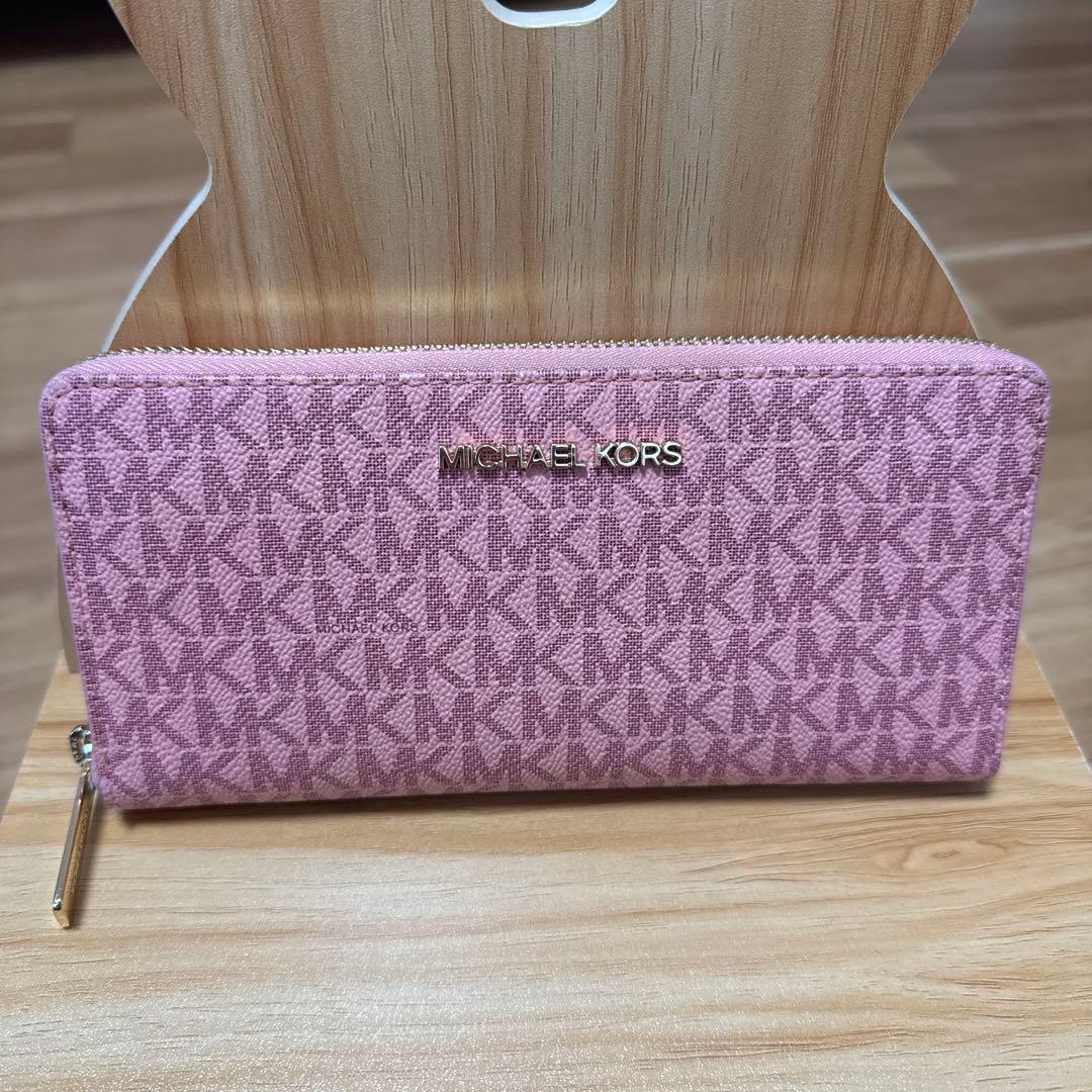 マイケルコース 長財布 ピンク - メルカリ