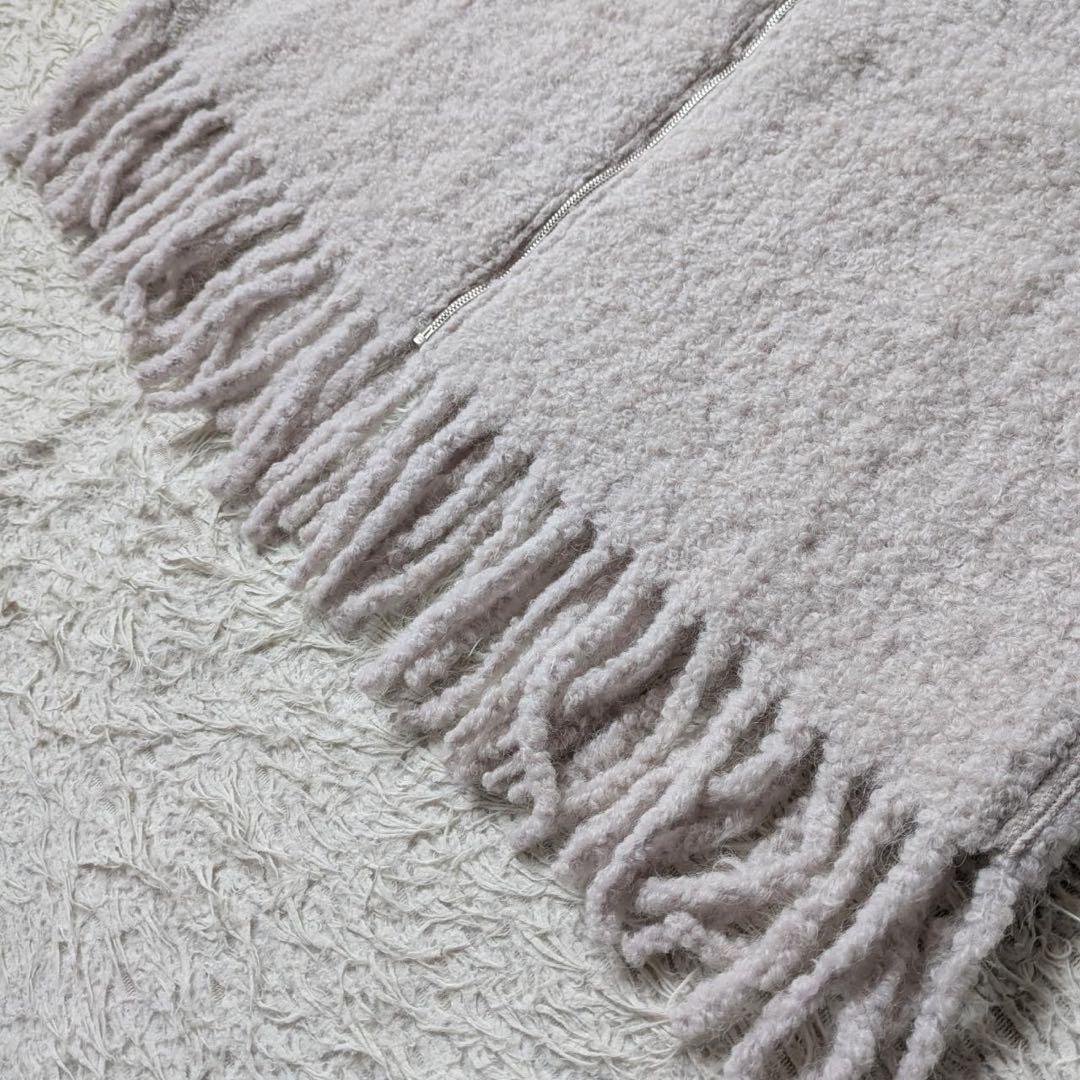 《新品タグ付》トゥモローランド/Ballsey アルパカループフリンジロングジレ