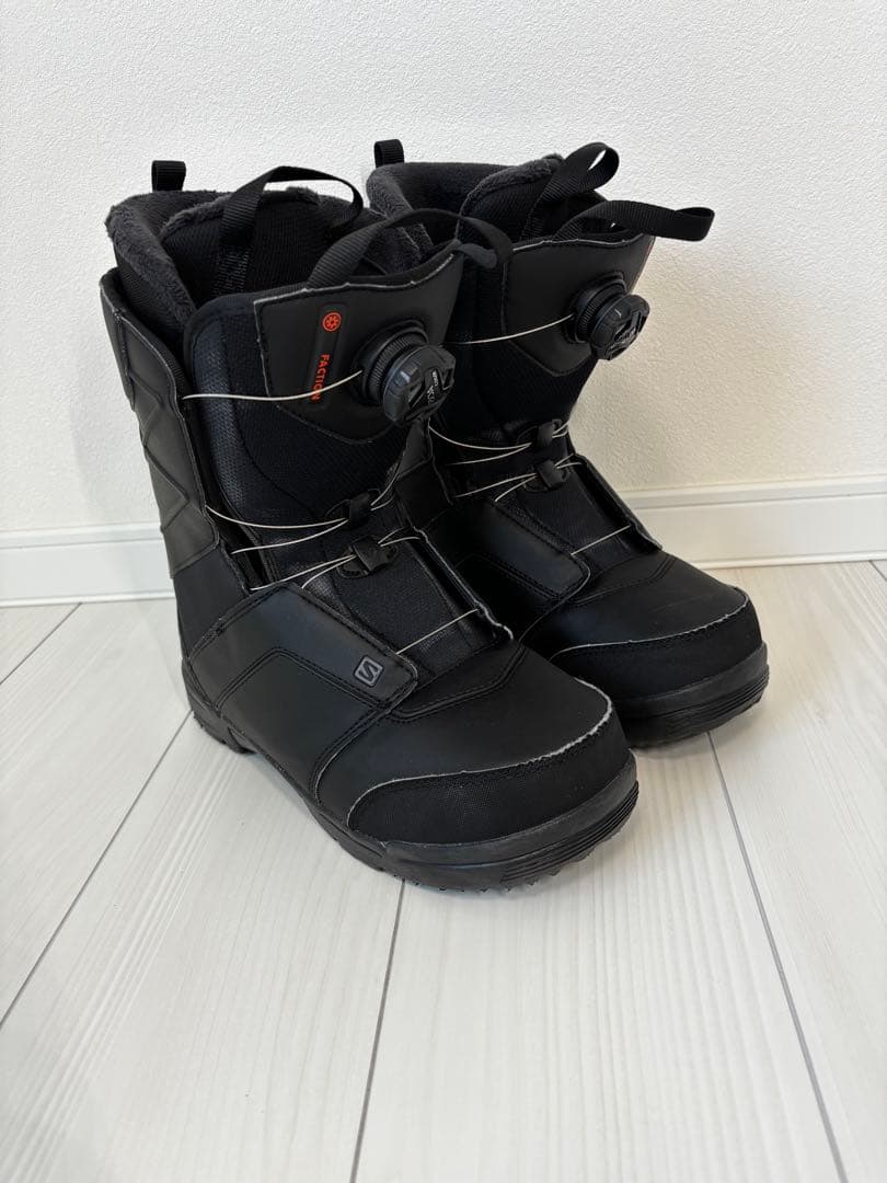 ５回着用　26.5cm SALOMON FACTION WIDE BOA ブーツ