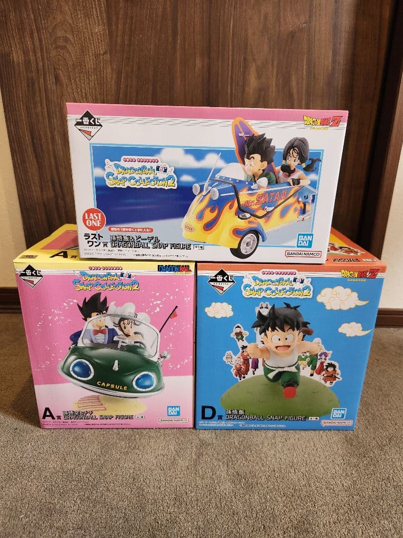 ドラゴンボール 一番くじ スナップコレクション2 フィギュア　3点セット 一番くじ ドラゴンボール DRAGONBALL SNAP COLLECTION2｜一番くじ