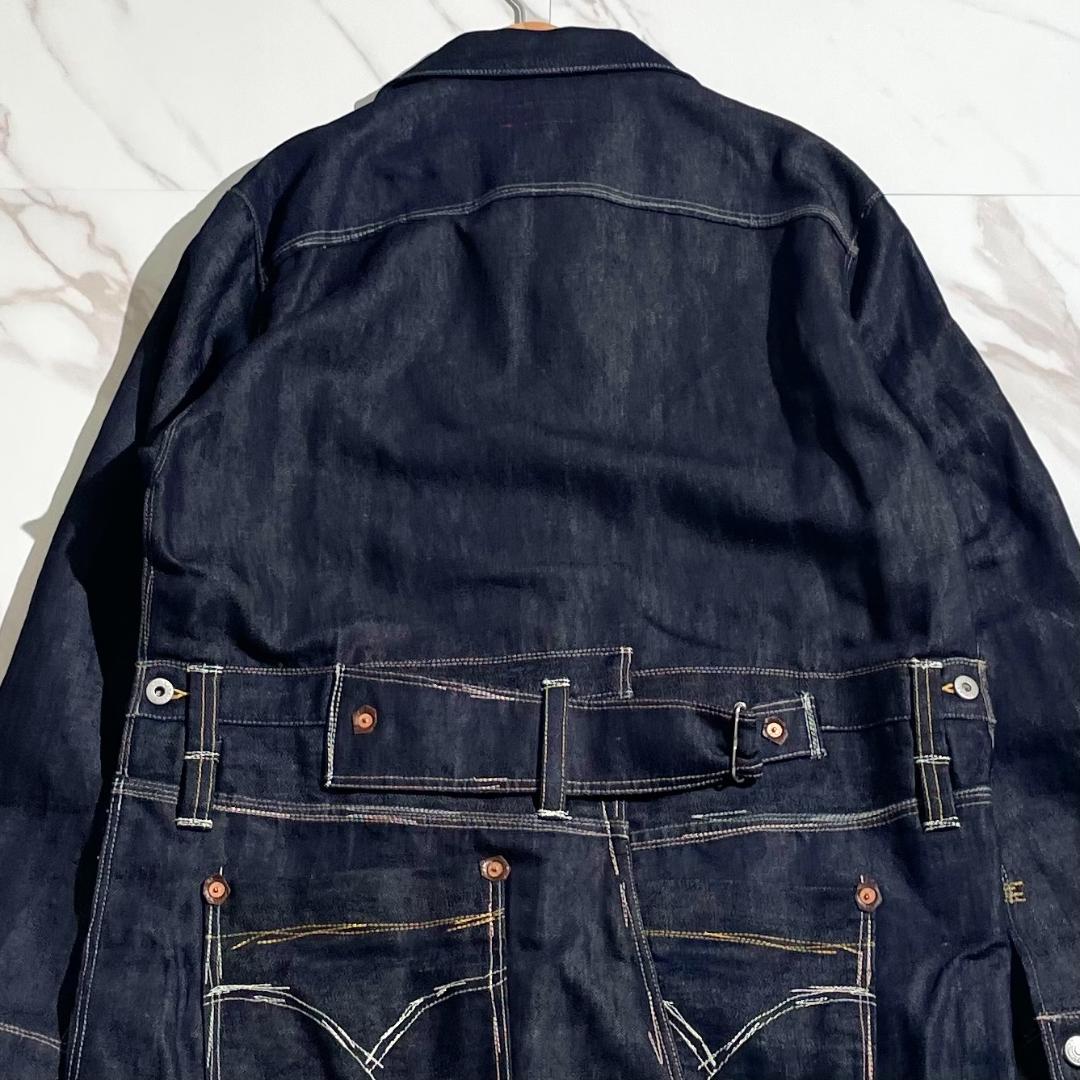 24aw 未使用 ジュンヤワタナベ×リーバイス Wネームオーバーオール