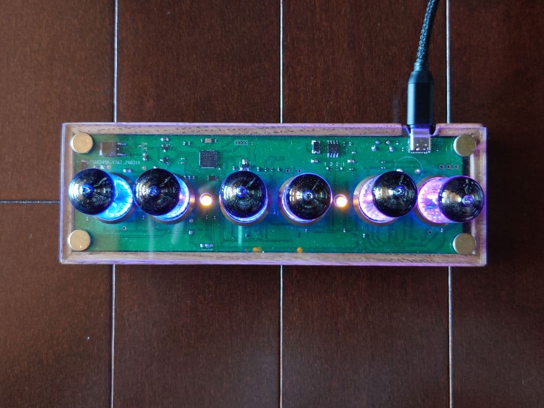 入手困難ニキシー管 【入手困難】ニキシー管 ネオン管 時計 VFD IV-17 6個