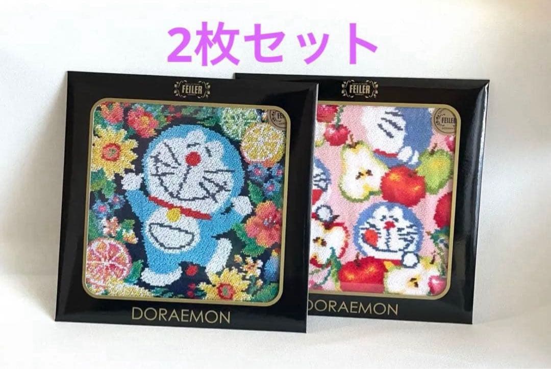 FEILER ドラえもん ハンカチ 2枚セット - メルカリ