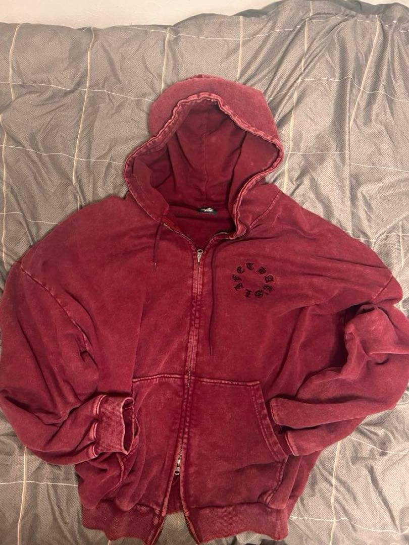 Thatslife ジップパーカー　 Lサイズ　レッド That's life ジップパーカー ザッツライフ レッド 赤 L - メルカリ