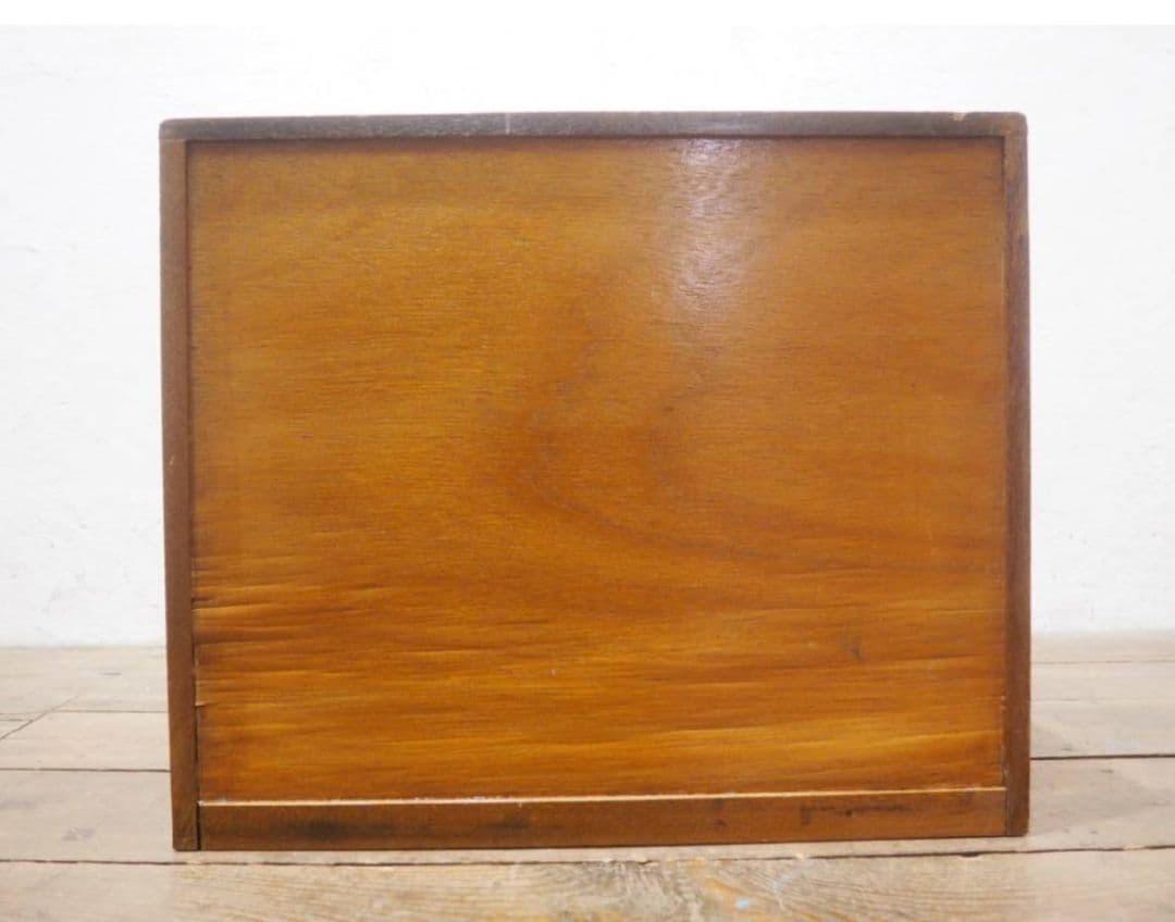 1006 ヴィンテージ ミシン糸ケース 小物入れ ガラスケース 古家具 レトロ