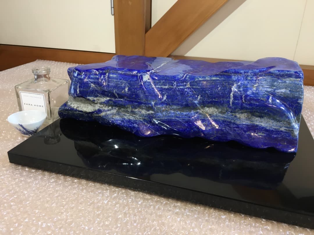 ○大型ラピスラズリ【14.6kg】 原石 宝石 鑑賞石 自然石 天然石 鉱物